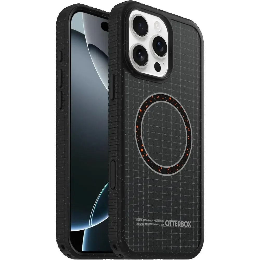 OtterBox Sole Grippy iPhone 16 Pro Max Case, Midnight Black, Strap, Magsafe